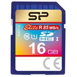 SP016GBSDHAU1V10, Флеш карта SD 16GB Silicon Power Elite SDHC Class 10 UHS-I