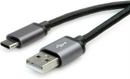 11.02.9028, Cable, USB-A Plug - USB-C Plug, 1.8m, USB 2.0, Black