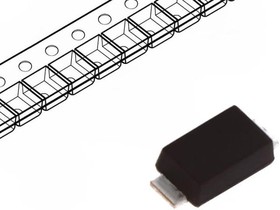 Фото 1/4 DFLS1100-7, Schottky Diodes & Rectifiers 1.0A 100V