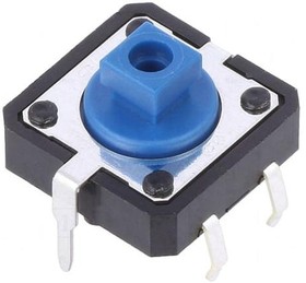 Фото 1/2 B3F-5150, Tactile Switches 12MM Tactile Switch 130GF 7.3MM