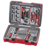 TC-6TE01, 112 Piece Screwdriver, Spanner &amp; Socket Set Tool Kit with Case