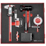 TEDIMM, 3 Piece Measuring Tool Set Tool Kit with Foam Inlay