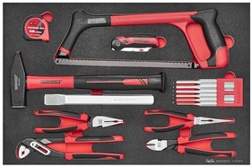 TTEPS15, 15 Piece General Tool Set Tool Kit with Foam Inlay