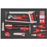 TTEPS25, 25 Piece General Tool Set Tool Kit with Foam Inlay