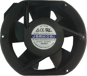 JA1751H2B0N-T (JA1751H2B011N- T-R)(клемма) 220V (172х150х51) B(подшипник) CFM169/dBA55 Jamicon вентилятор
