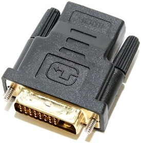 Фото 1/2 5bites DH1803G Переходник DVI (24+1) M / HDMI F, зол.разъемы