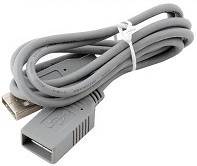 Bion Кабель удлинительный USB 2.0 A-A (m-f), 0.75м, серый [BXP-CC-USB2- AMAF-75CM/300]