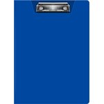 Папка клип-борд Бюрократ -PD602BLU A4 пластик 1.2мм синий с крышкой