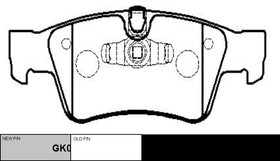 Колодки тормозные MERCEDES-BENZ G-class 2012- задн. \ GK0080 (CKBZ-53)