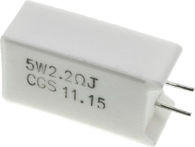 Фото 1/4 2.2Ω Wire Wound Resistor 5W ±5% SQMW52R2J
