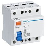 Выключатель дифференциального тока (УЗО) 4п 40А 30мА тип AC 6кА NL1-63 (R) CHINT ...