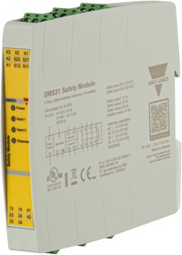 SMS31, Safety Controllers SAFETY MODULE, 3NO+1NC OUT, MA