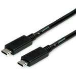 11.02.9053, Cable, USB-C Plug - USB-C Plug, 1m, USB 3.1, Black