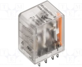 DRM570024, Реле: электромагнитное, 4PDT, Uобмотки: 24ВDC, 5A/250ВAC, 5A/24ВDC