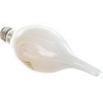 Лампа Filament Свеча на ветру 9W 590lm 3000К Е14 milky диммируемая LED 1/10/50 ...