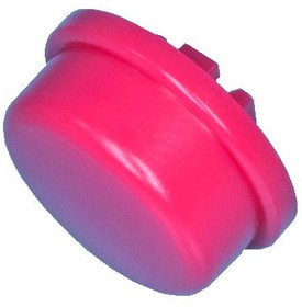 Фото 1/9 L-KLS7-TSC12-RR, Колпачок круглый для тактовой кнопки, 12мм, h=5.8мм, красный
