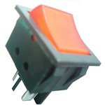 IRS-201-3C1 (красный), Переключатель с подсветкой ON-OFF (15A 250VAC) DPST 4P