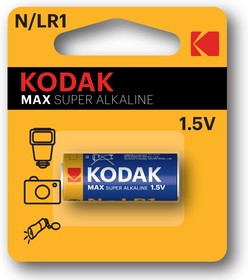 Батарейки Kodak LR1-1BL /N MAX SUPER Alkaline [KN-1]