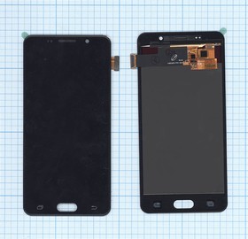Дисплей для Samsung Galaxy A5 (2016) SM-A510F в сборе с тачскрином (TFT) черный