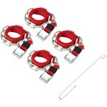 07-7025, Anti-skid chains (bracelets) for crossovers, single row, set of 4 pcs.