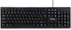 Фото 1/3 Гарнизон Клавиатура GK-120, USB, черный, поверхность- карбон