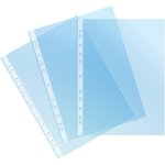 Папка-вкладыш Бюрократ Премиум -013ЬLUE синий глянцевые А4+ 30мкм (упак.:50шт)