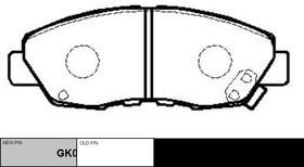 Фото 1/2 Колодки тормозные дисковые передние Honda Accord all 90-93CR-V 2.0i 02 (нов арт GK0321) CKHO-4