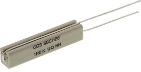 Фото 1/3 1Ω Wire Wound Resistor 7W ±10% SBCHE61R0K