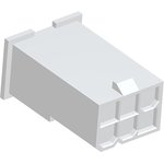 2296206-6, VAL-U-LOK Male Connector Housing, 4.2mm Pitch, 6 Way, 2 Row
