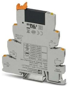 Фото 1/2 2900367, PLC-OPT-120UC/ 24DC/2 Series Solid State Relay, 3 A Load, DIN Rail Mount, 33 V dc Load
