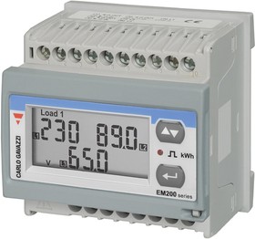 EM21072DMV53XOXX, 3 Phase LCD Energy Meter