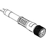 1200890031, 3 Pole M8 Plug to 4 Pole M8 Socket Adapter