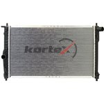 KRD1015, Радиатор CHEVROLET LANOS МКПП/+АС (паянный)