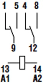 Фото 1/3 Relay, 2 Form C (NO/NC), 230 V (AC), 17 kΩ, 10 A, 400 V (AC), monostable, 55.12.8.230.0000