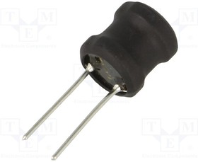 Фото 1/2 COIL1010-2.2, Дроссель проволочный, THT, 2,2мГн, Iраб 550мА, 3,5Ом, ±10%