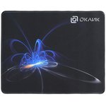 Коврик для мыши Oklick OK-FP0350 (M) черный, ткань, 350х280х2мм