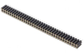 Фото 1/2 BL6.72Z, Pin Header, Wire-to-Board, 2.54 мм, 2 ряд(-ов), 72 контакт(-ов), Сквозное Отверстие, Серия BL
