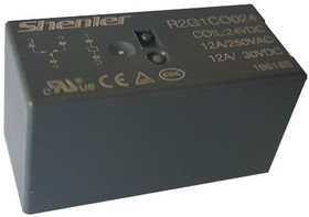 R2G1CO024, 1per miniature relay. 24VDC, 12A/250VAC