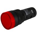 SQ0702-0051, Лампа AD-16DS(LED) матрица d16мм красный 12В AC/DC