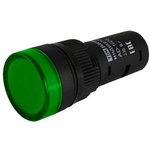 SQ0702-0073, Лампа AD-16DS(LED) матрица d16мм зеленый 230В АС