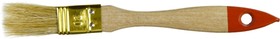 01099-020_z01, ЗУБР УНИВЕРСАЛ, 20 мм, светлая щетина, деревянная ручка, плоская кисть (01099-020)