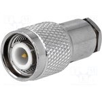 T1141C1-ND3G150, Вилка; TNC; "папа"; прямой; 50Ом; пайка,резьбовой (clamp)