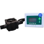 ATS-FM-34, Flow Sensors Micro Flow Totalizer+Flow Rate Meter,L Mode, 1/4" NPT ...