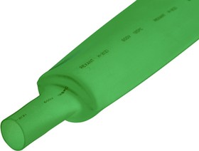Фото 1/4 25-0003, Термоусаживаемая трубка 50,0/25,0 мм, зеленая, упаковка 10 шт. по 1 м