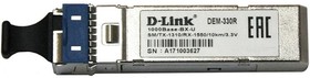 Фото 1/10 D-Link 330R/10KM/A1A WDM SFP-трансивер с 1 портом 1000Base-BX-U (Tx:1310 нм, Rx:1550 нм) для одномодового оптического кабеля (до 10 км, разъ