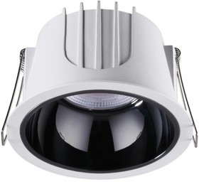 Novotech 358695 SPOT NT21 207 белый/черный Светильник встраиваемый светодиодный IP20 LED 4000К 20W 100-265V KNOF