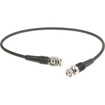 1337772-2, Male BNC to Male BNC Coaxial Cable, 500mm, RG58 Coaxial, Terminated