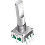 PEC11R-4225F-N0024, 24 Pulse Incremental Mechanical Rotary Encoder with a 6 mm ...