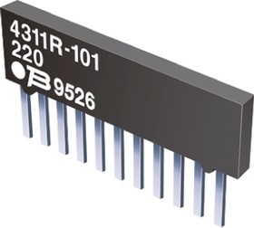 Фото 1/2 4310R-101-472LF, Resistor Networks & Arrays 4.7K 10Pin 2% Bussed