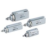 CJP2B10-15D, Pneumatic Cylinder - 10mm Bore, 15mm Stroke, CJP2 Series, Double Acting